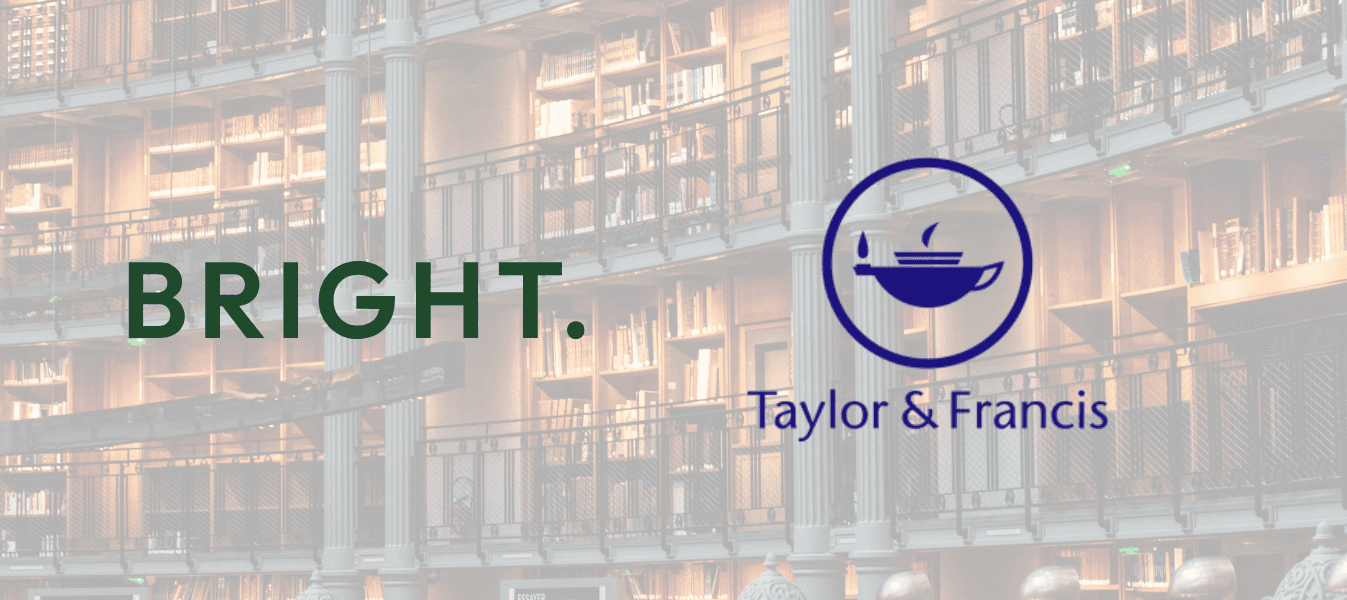 Bright och Taylor & Francis ingår strategiskt partnerskap