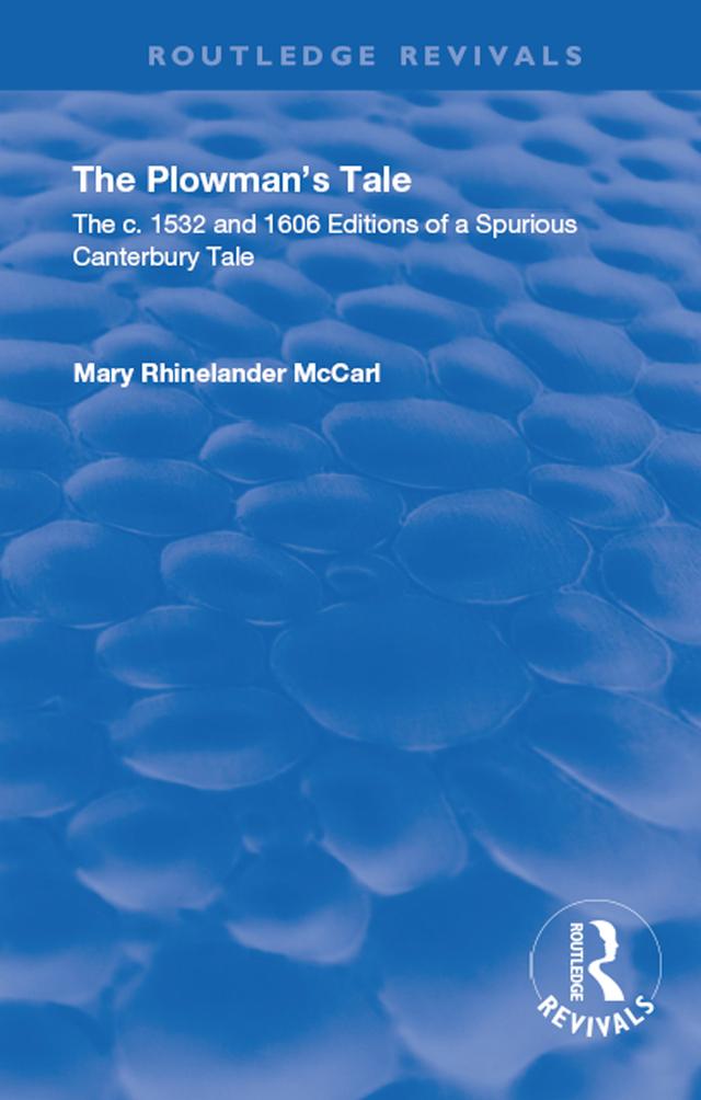 The Plowman's Tale by Mary Rhinelander McCarl