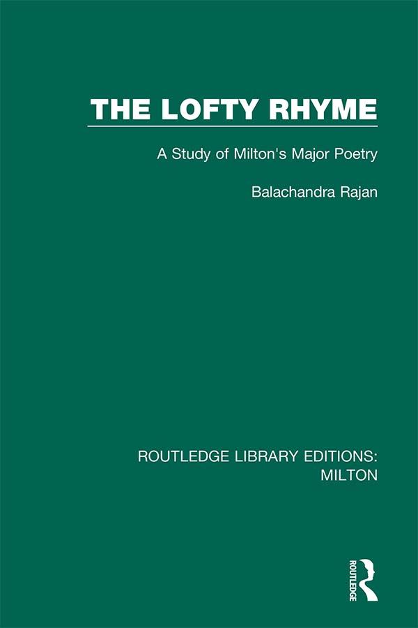 The Lofty Rhyme by Rajan Balachandra