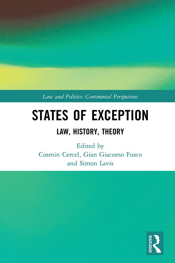 States of Exception by Cosmin Cercel, Gian Giacomo Fusco, Simon Lavis