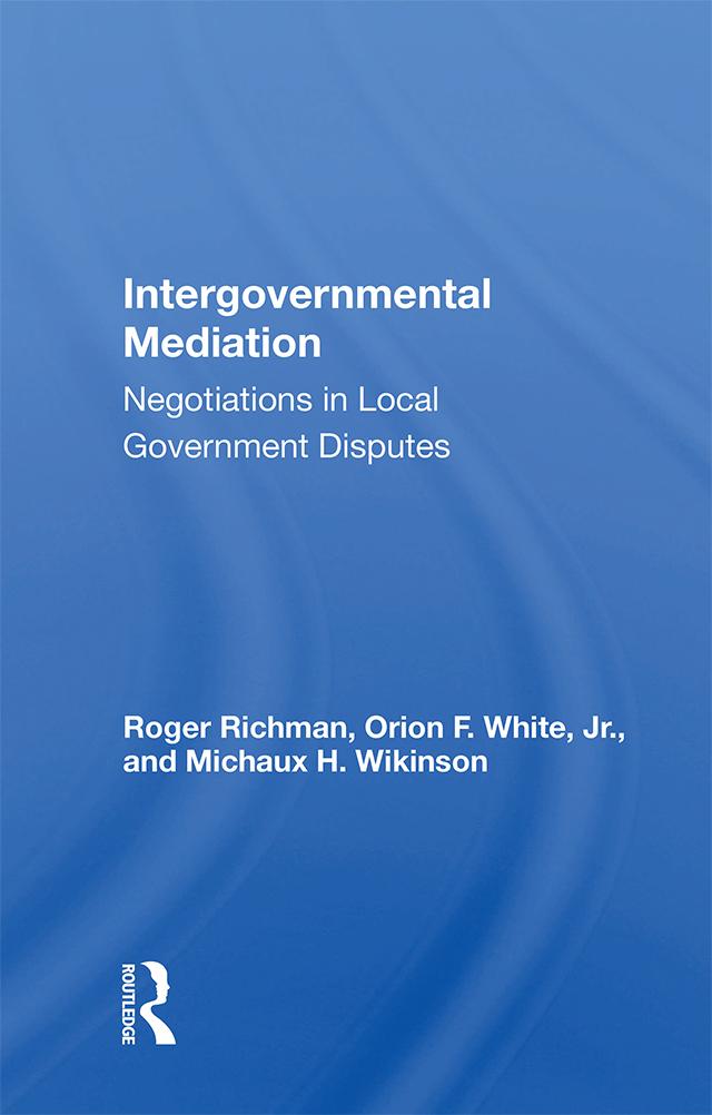 Intergovernmental Mediation by Roger Richman