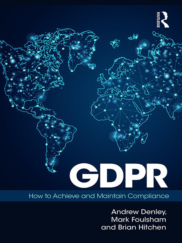 GDPR by Andrew Denley, Brian Hitchen, Mark Foulsham