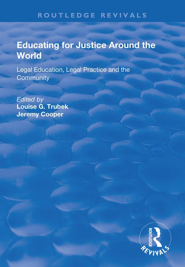 Educating for Justice Around the World by Jeremy Cooper, Louise G. Trubek