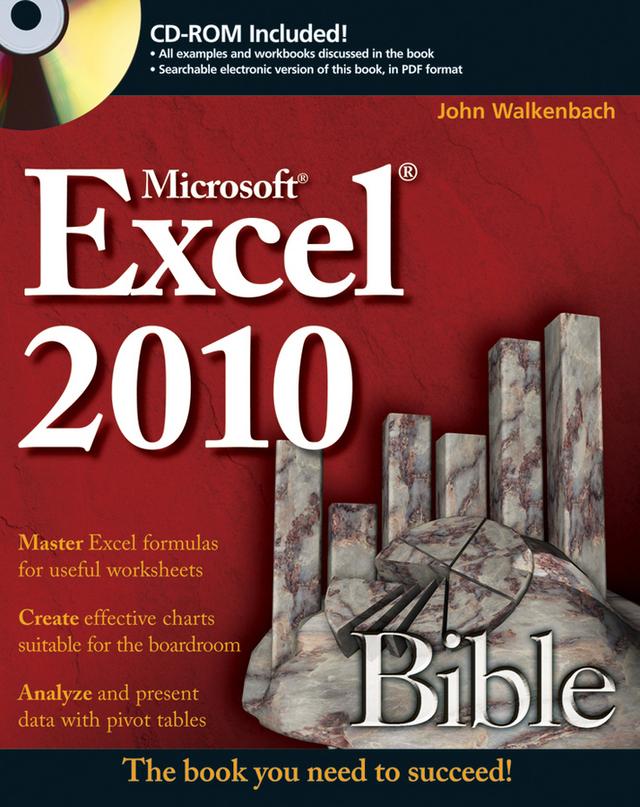 Excel 2010 Bible by John Walkenbach