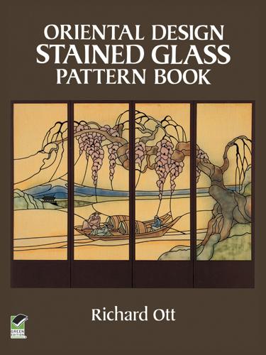 Oriental Design Stained Glass Pattern Book by Richard Ott