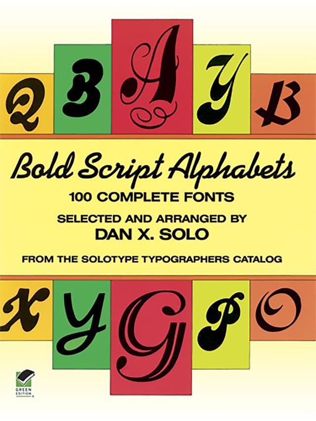 Bold Script Alphabets by Dan X. Solo