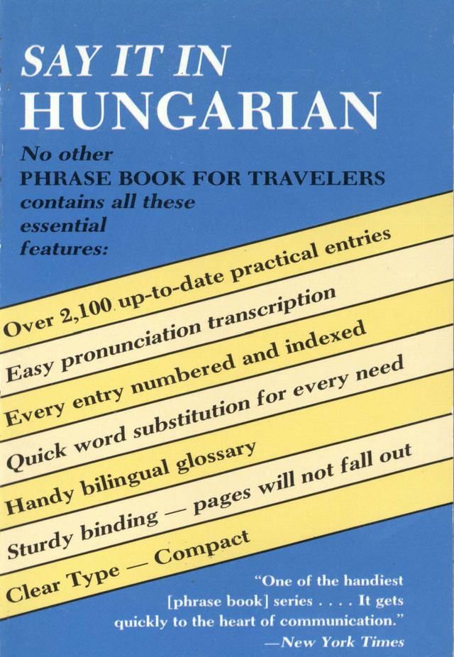 Say It in Hungarian by Dover