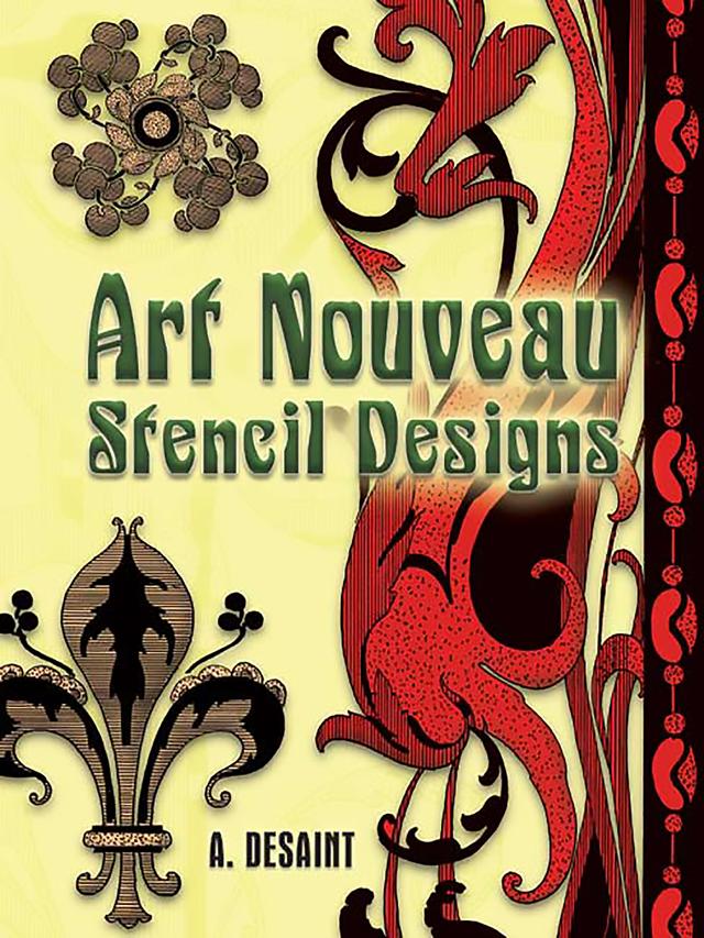 Art Nouveau Stencil Designs by A. Desaint