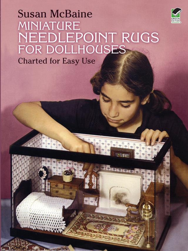 Miniature Needlepoint Rugs for Dollhouses by Susan McBaine
