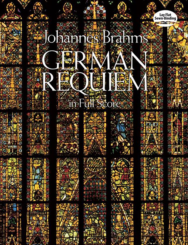 German Requiem in Full Score by Johannes Brahms