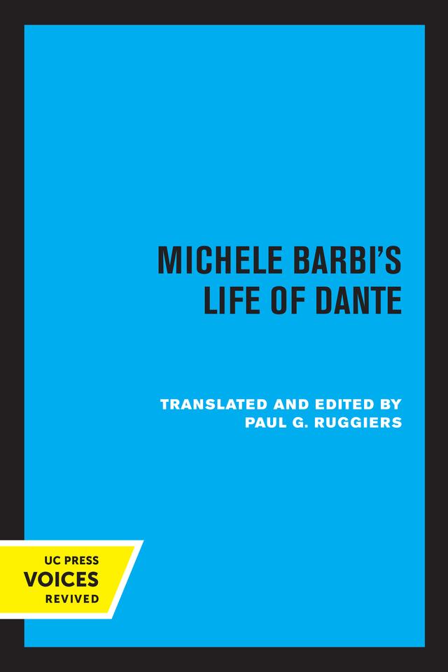 Michele Barbi's Life of Dante by Michele Barbi