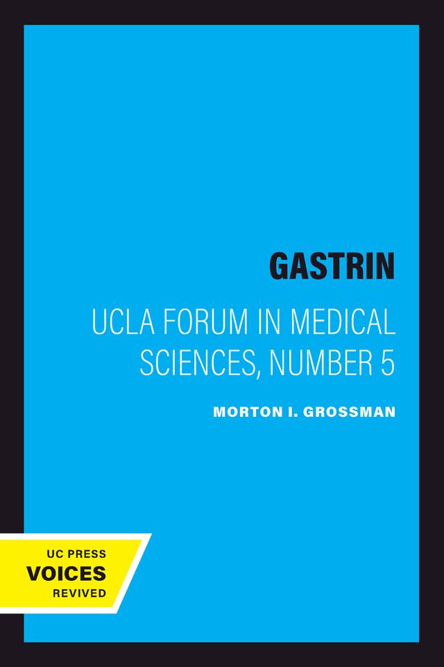 Gastrin by Morton I. Grossman