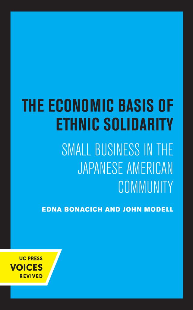 The Economic Basis of Ethnic Solidarity by Edna Bonacich, John Modell