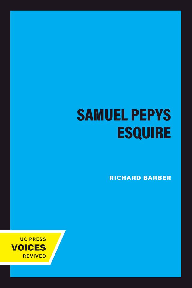 Samuel Pepys Esquire by Richard Barber