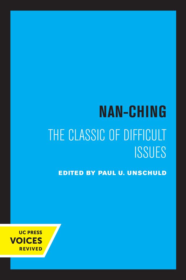 Nan-Ching by Paul U. Unschuld
