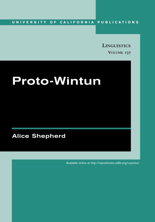 Proto-Wintun by Alice Shepherd