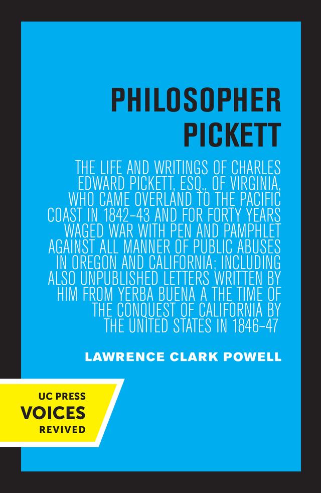 Philosopher Pickett by Lawrence Clark Powell