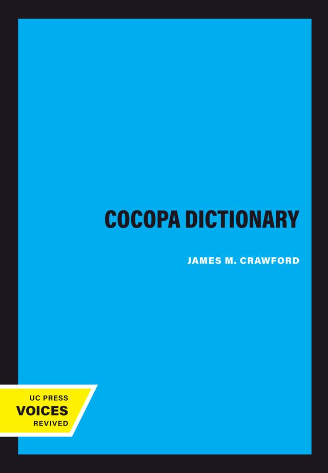 Cocopa Dictionary by James Crawford