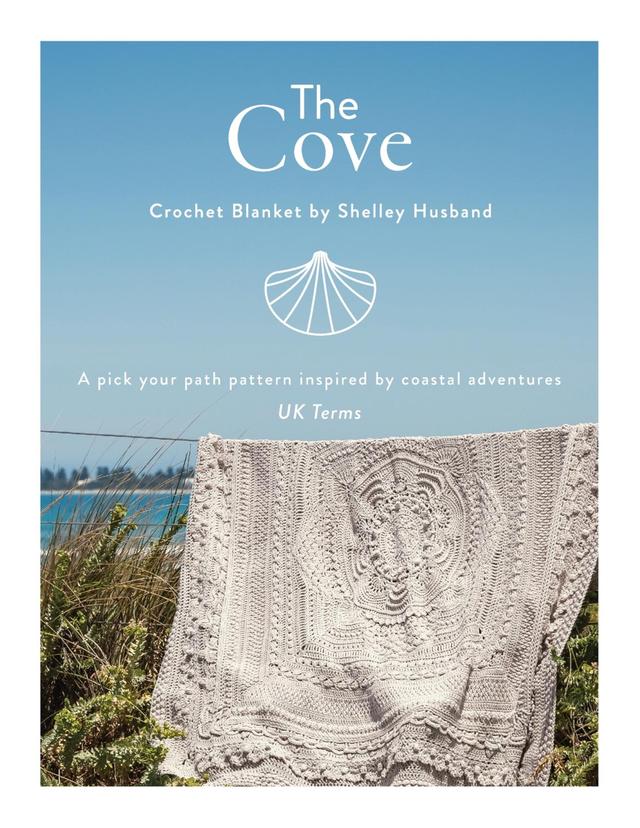 The Cove Crochet Blanket UK Terms by Shelley Husband