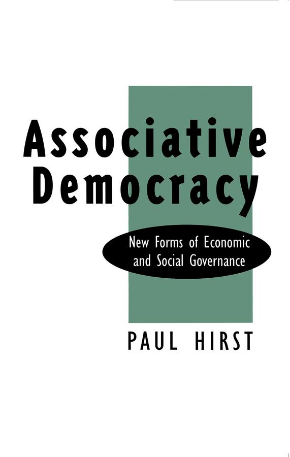 Associative Democracy by Paul Hirst