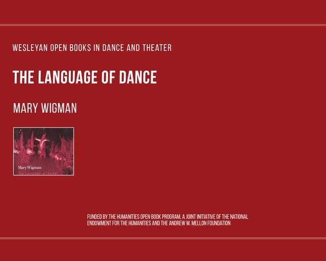 The Language of Dance by Mary Wigman