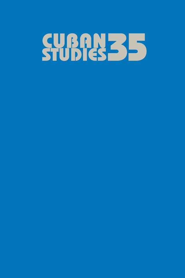 Cuban Studies 35 by Lisandro Perez, Uva De Aragon
