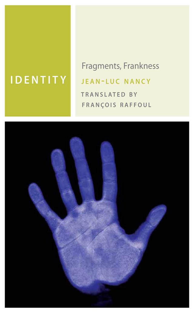 Identity by François  Raffoul, Jean-Luc Nancy
