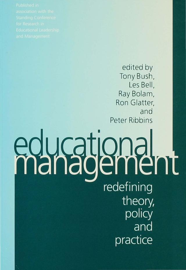 Educational Management by Tony Bush