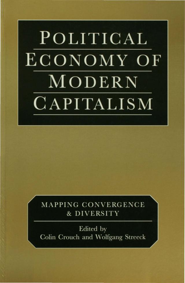 Political Economy of Modern Capitalism by Colin Crouch