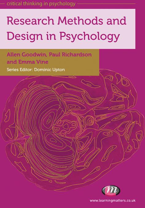 Research Methods and Design in Psychology by Paul Richardson