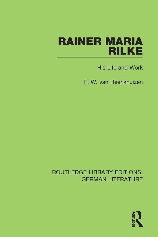 Rainer Maria Rilke by Anne Cliff, Fernand Renier, F. W. van Heerikhuizen