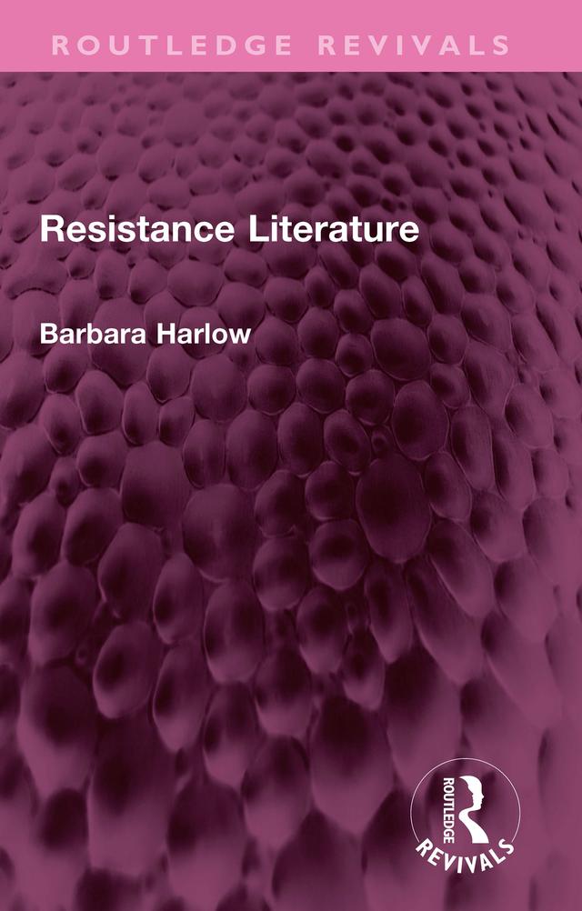 Resistance Literature by Barbara Harlow