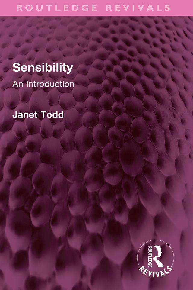 Sensibility by Janet Todd