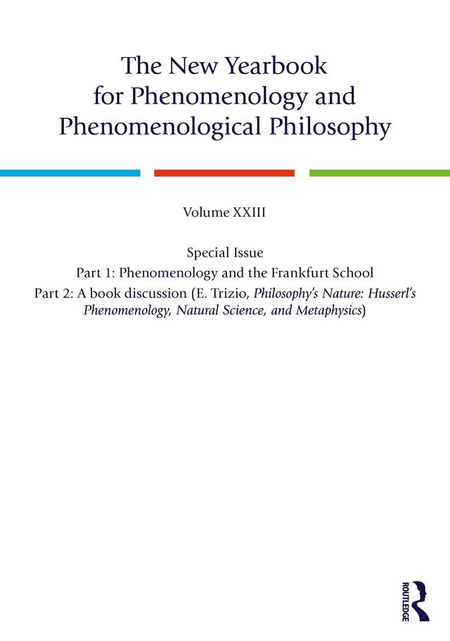 The New Yearbook for Phenomenology and Phenomenological Philosophy by Burt C. Hopkins, Daniele De Santis