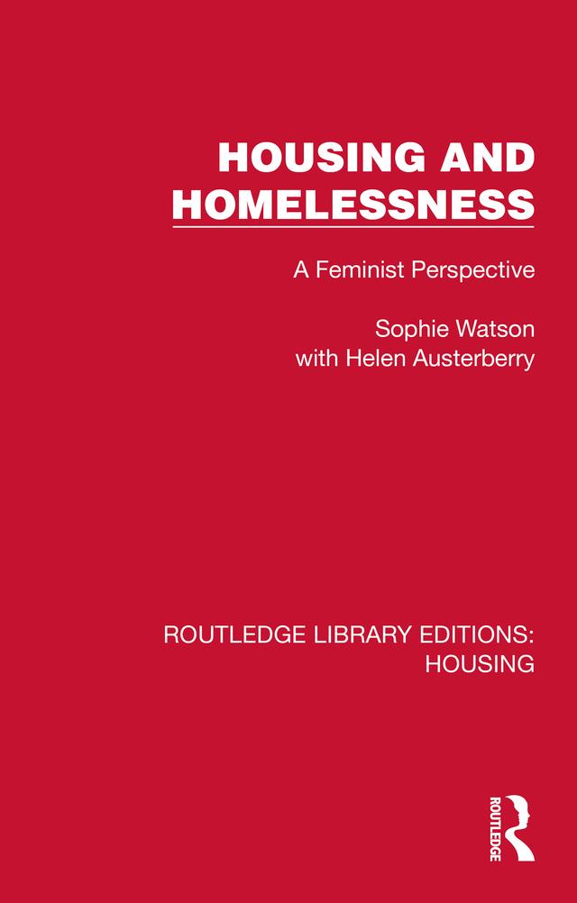Housing and Homelessness by Sophie Watson
