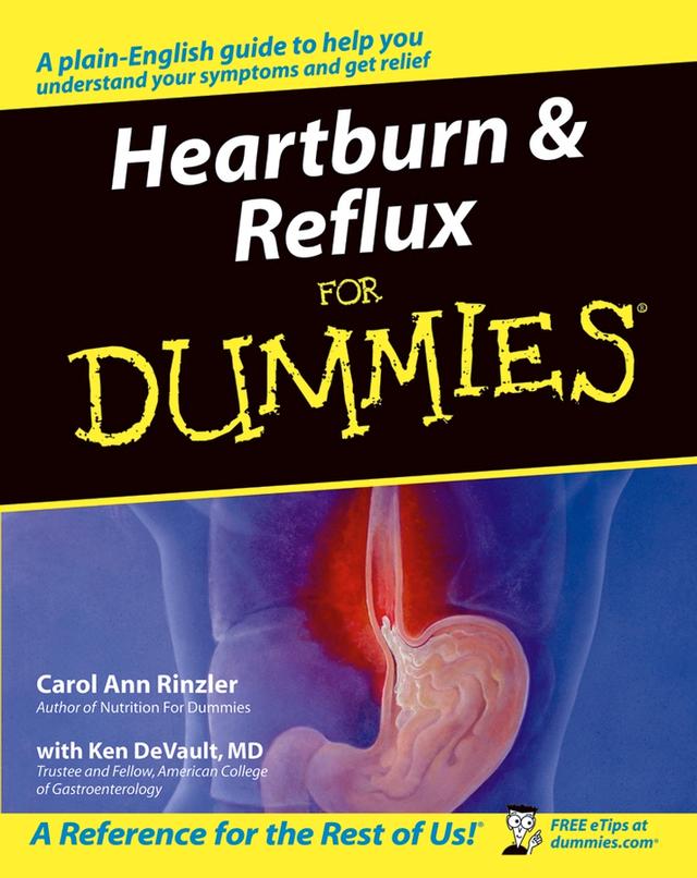 Heartburn and Reflux For Dummies by Carol Ann Rinzler, Ken DeVault