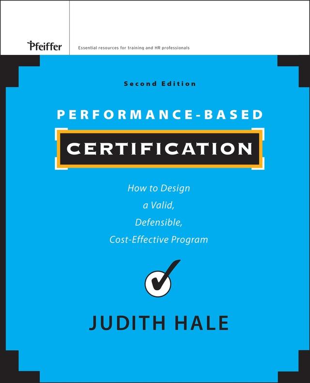 Performance-Based Certification by Judith Hale