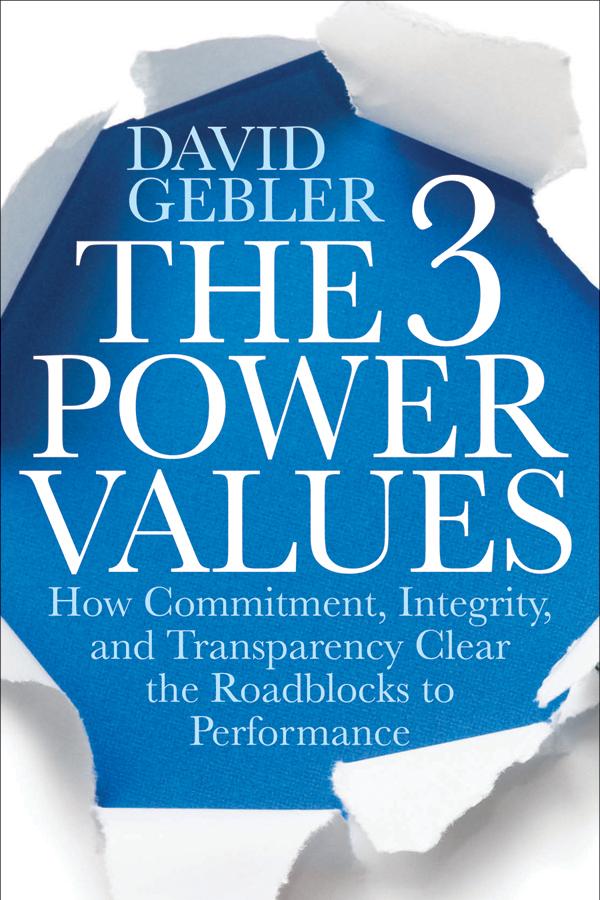 The 3 Power Values by David Gebler