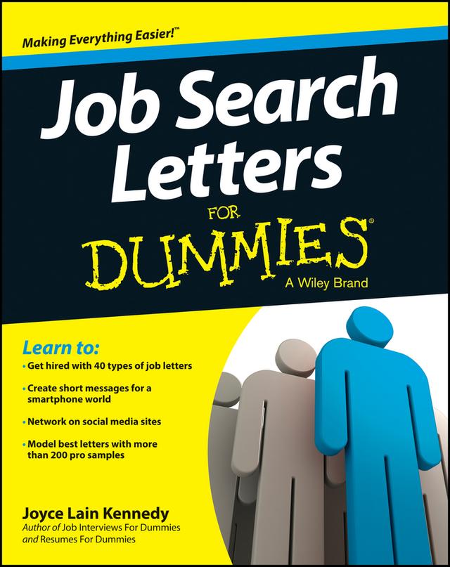 Job Search Letters For Dummies by Joyce Lain Kennedy