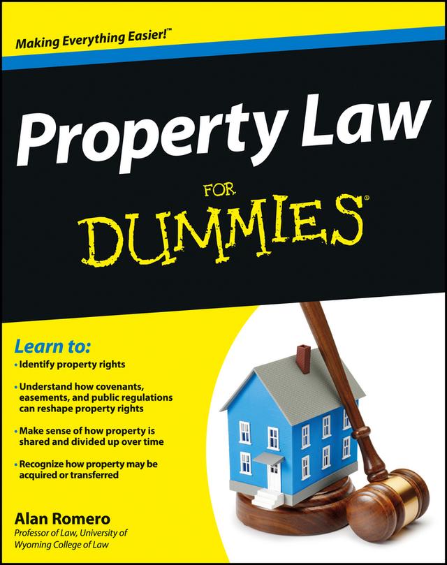 Property Law For Dummies by Alan R. Romero