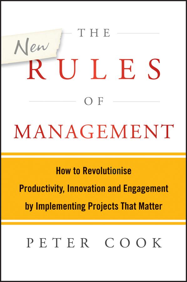 The New Rules of Management by Peter Cook