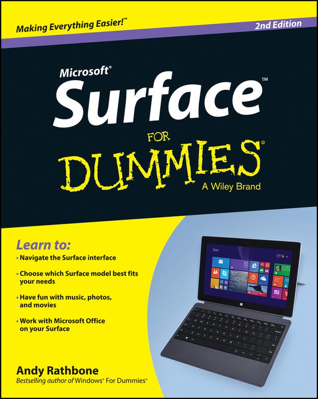 Surface For Dummies by Andy Rathbone