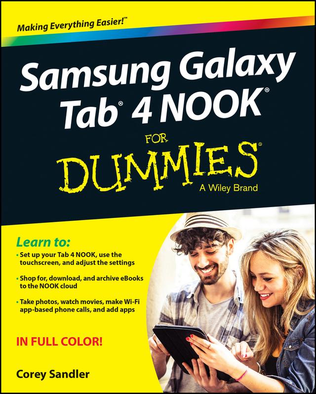 Samsung Galaxy Tab 4 NOOK For Dummies by Corey Sandler