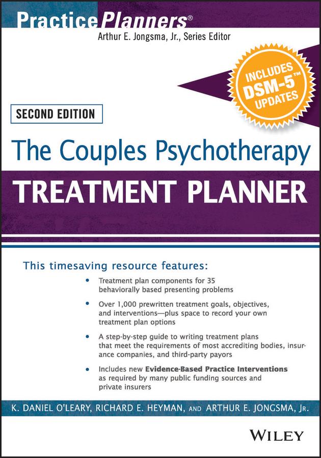 The Couples Psychotherapy Treatment Planner, with DSM-5 Updates by David J. Berghuis, K. Daniel O'Leary, Richard E. Heyman