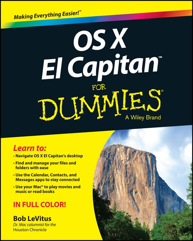 OS X El Capitan For Dummies by Bob LeVitus
