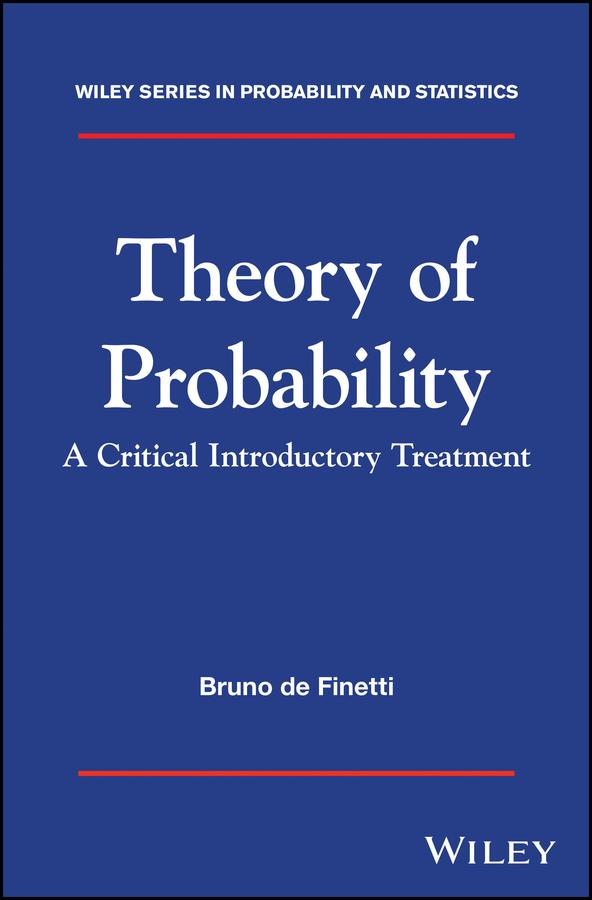 Theory of Probability by Bruno de Finetti