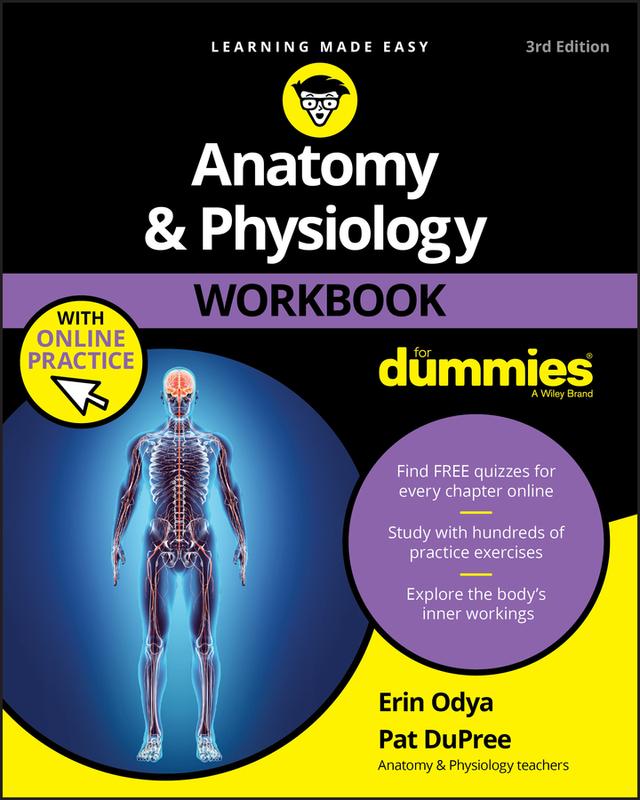 Anatomy & Physiology Workbook For Dummies with Online Practice by Erin Odya, Pat DuPree
