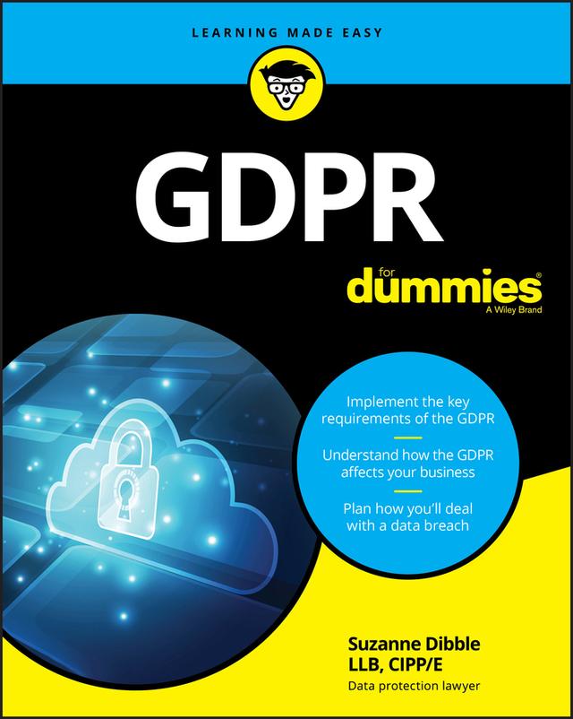 GDPR For Dummies by Suzanne Dibble