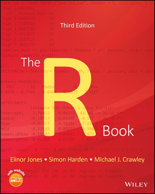 The R Book by Elinor Jones, Michael J. Crawley, Simon Harden
