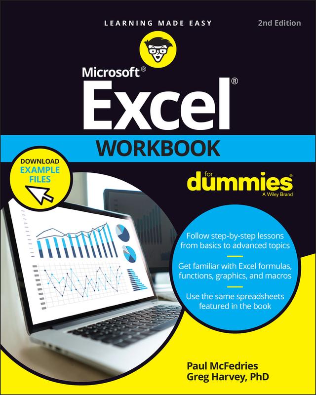 Excel Workbook For Dummies by Greg Harvey, Paul McFedries